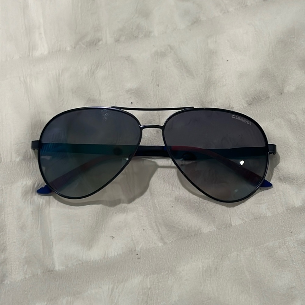 Black and red Carrera sunglasses